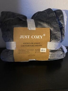 Just cozy fleece Sherpa blanket